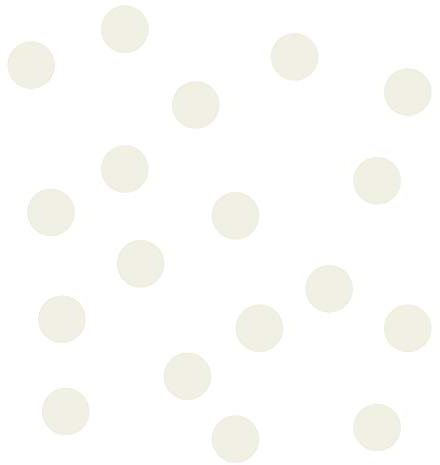 timalo® - Wandtattoo Punkte Aufkleber Kreise Kinderzimmer – glänzend oder matt | 73066-01-Cream-M-64-Stueck