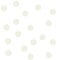 timalo® - Wandtattoo Punkte Aufkleber Kreise Kinderzimmer – glänzend oder matt | 73066-01-Cream-M-64-Stueck