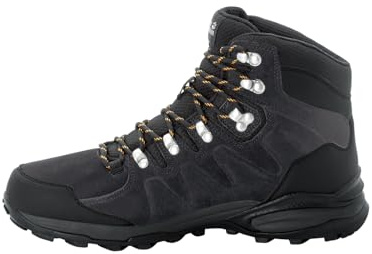Jack Wolfskin Herren Refugio Texapore Mid M Walking Schuh, Phantom Burly Yellow Xt, 47.5 EU