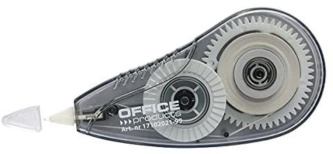 OFFICER PRODUCTS 17102021-99 Korrekturroller Korrekturband Mouse/ 1 Stück/ 10m x 4,2mm/ Weiß/Korrekturmaus für das Schule Büro, das Home Office/Umweltfreundlich Nicht Toxisch lösungsmittelfrei