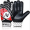 NARZ Fussball Torwarthandschuhe Kinder mit super Grip Latex mit stoßdämpfender Polsterung zum Schutz der Handflächen und Finger, Kinder-fußball Handschuhe für Jungen und Mädchen (5, rot)