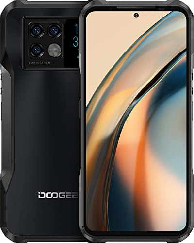 DOOGEE V20 (2022) 5G Telephone Portable Incassable, 6.43” AMOLED, Caméra 64MP et Caméra de Vision Nocturne IR 20MP, 8 Go+256 Go, Android 11, 6000 mAh, Affichage arrière, Antichoc/Étanche - Gris