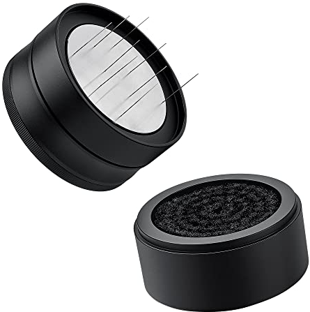 Normcore 58mm Nadelverteiler V2 - Nadel Distribution Tool - Espresso Kaffee Verteilungswerkzeug - Espresso Kaffee Tamper - Nadel Kaffee Rührwerkzeug für das Durchmischen des gemahlenen Kaffees