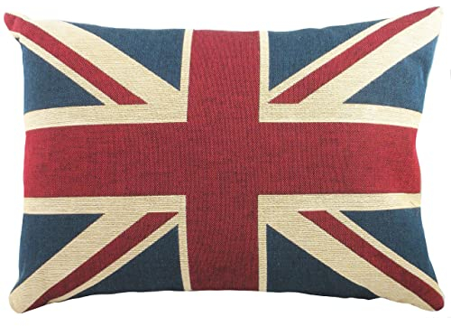 Evans Lichfield Union Jack Flagge bestickte Kissenbedeckung