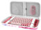 GEEKRIA Custodia per Tastiera 75%, Custodia Rigida da Viaggio per Tastiera Portatile Wireless a 84 Tasti, Compatibile con Keychron K2, Logitech POP Mechanical, MX Mechanical Mini Tastiera Wireless