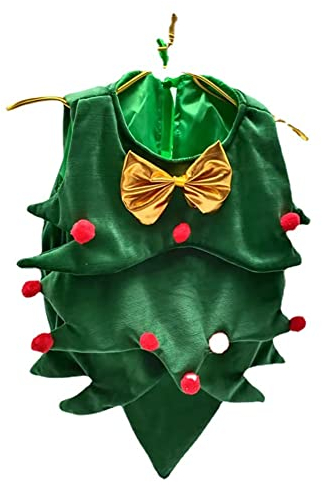 LICHENGTAI Costume da Fotografia per Bambini Vestiti di Natale Costume da Bambina per Neonati Costume da Pagliaccetto per Albero di Natale Regalo di Natale, 3-12 Mesi