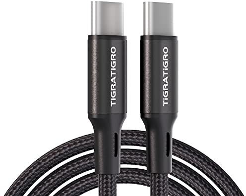 tigratigro Cavo USB C, 60W PD, Ricarica Rapida, Nylon Resistente|Compatibile con iPhone 16/15 Plus Pro Max, iPad, MacBook, Galaxy S25/S24/S23, Pixel, Switch (0,5m)