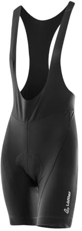 Löffler Hotbond Fahrrad-Trägershorts Damen schwarz