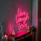 Live Laugh Love Neon Sign, Handmade Live Laugh Love Led Pink Light Live Laugh Love Neon for Wall Décor Bedroom Gaming Room Living Room Office Cafe Bar Christmas Wedding Party
