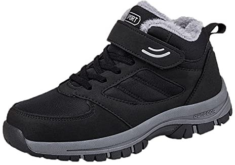 Stivali Uomo Nero Stivali da Pesca Uomo Alti Scarpe Uomo 46 Scarpe da Ginnastica estive Bimba 23 Nero-2 12.99