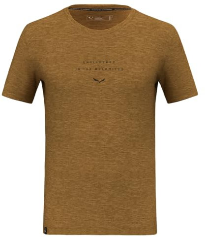 Salewa Eagle Eitd Merino T-Shirt Men, Golden Brown, M