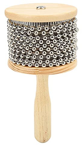 Yuemsh Wooden Kabasa, Steel Ball Hand Crank Toy, Portable Children's Teaching Instruments for Home and Kindergarten, 500368867