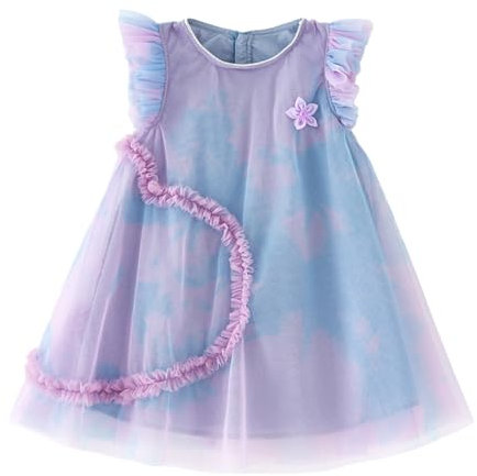 Xiaojiu Robe Bebe Fille Tenue Sport Fille 10 Ans,Robe De Princesse Soirée Enfant Fille Robe pour Mariage Bebe Robe Ceremonie Bebe Fille Rose Poudré Robe Manche Longue Bebe Jupe Rose Fille 2-3 Ans