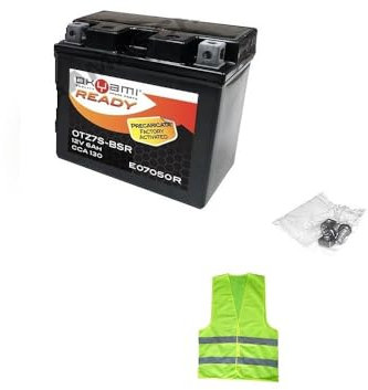 Compatible avec Yamaha DT RE 125 par an 2005 al 2006 Batterie YTZ7S-BS OKYAMI OTZ7S EXPÉDIÉE CHARGÉE ET PRÊTE À Utiliser Batteries Actives 6 AMPÈRE 12 Volt 113X70X105MM