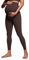 CRZ YOGA Damen Butterluxe Umstandsleggings - 64cm Skinny Umstandshose High Waist Schwangerschaft Yoga Leggins Heißes Fudge-Brown 38