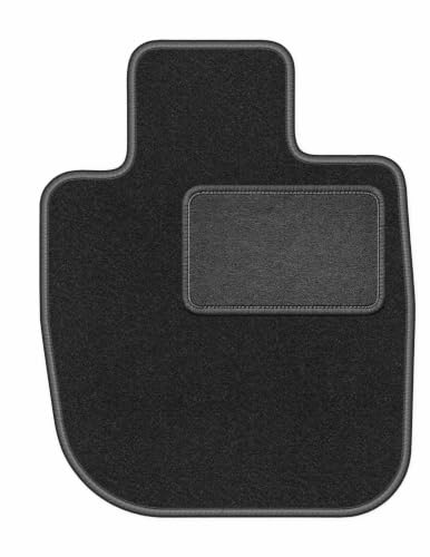 Velours-Fahrermatte passend für BMW Z4 G29 2019-2022, Graphit, LUX | Velours-Teppich (Polypropylen), ca. 6,5 mm; rutschfest, BMW T-Befestigungen