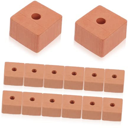 TOYANDONA 20stücke Miniatur Ziegelsteine Baukasten Für Puppenhaus Landschaftsgestaltung Wandziegel Modell Für Kreative Projekte Robuste Miniatur Bausteine Für Junge Mädchen Und