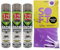 Kit Insetticida: 3x Zig Zag Insetticida Spray MAGNA TELA, Ragni e Ragnatele. Impedisce La Formazione Di Ragnatele 600ml + Panno SOFT In Lattice 30x30