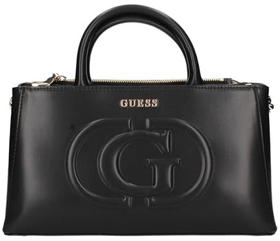 GUESS Eco Mietta Small Society Satchel Black