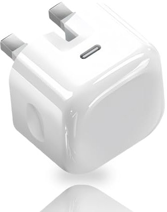 Niniber USB C Plug, 20W USBC PD Fast Charger Plug for iPhone15 14 13 12 11 Plus/Pro/Pro Max,SE 2022/XR/XS/X/8/iPad,AirPods Pro,Samsung,USB C Power Adapter PD 3.0 Quick Wall Plug Type C Head-White