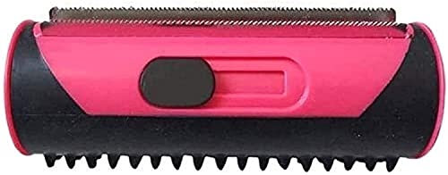 3-in-1 Unterfellbürste Hunde, Unterfell- Und Enthaarungsbürste Pinsel, Tierhaar-entferner-rolle Hundebürste Katzenbürste Multifunktionale Kamm Für Große Hunde, Katzen Hundebürste(Pink)
