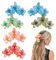 FFWTPY 6 Pezzi Mollette Fiori Tropicali Accessori Capelli Fermagli Decorativi Pinze Acconciatura Eleganti Multicolore Clip Capelli Estive