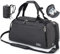 KASIBON Sporttasche mit Schuhfach und Nassfach, 42L Handgepäck Tasche Sportrucksack Damen Herren, Gym Bag Reisetasche Groß mit Schultergurt und Zahlenschloss (Grau)