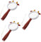 HOODANCOS Lustige Lupe 3st Handlupe Outdoor-spielsets Für Kinder Alte Menschen Lesen Lupen Schüler Beobachten Lupen Outdoor-spielzeug Tragbares Vergrößerungswerkzeug Für Zu Hause Lupe Kinder Brown Abs