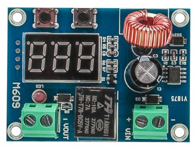 Tiardey DC12V-36V Battery Monitor XH-M609 Under Voltage Shutdown with Over Discharge Protection for 12V to 36V Battery Systems