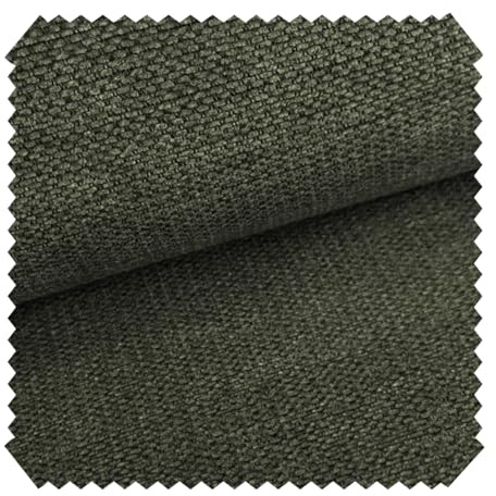 novely® MUDAU SOFT Samtweicher Chenille-Polsterstoff - Melierter Möbelstoff - Grober Struktur-Stoff - Mélange Meterware 1lfm Farbe: 77 Olivgrün