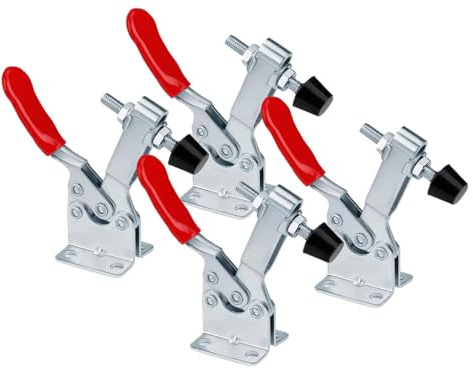 Anlising 40PCS Toggle Clamp, Vertical Toggle Toggle Clamps, Knee Lever Tensioners, Knee Clamp, Horizontal Hand Tools, Mechanical Operations, Welding
