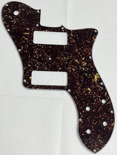 For Fit US 72 Telecaster Deluxe Re-Issue P90 Style Guitar Pickguard (4-lagig Brown Tortoise)
