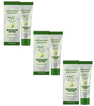 Natürliche Körperpflege-Creme Deo mit Grüner Orange - Frische-Duo gegen Körpergeruch Soumme deo & für zarte Haut antibakterielles Deodorant für 72 h Schutz, 50ml (3)