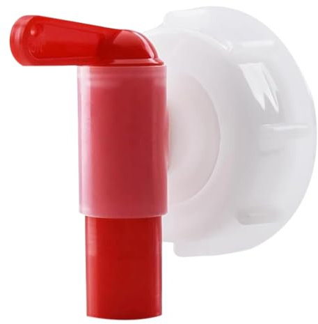 Rubinetto | Rubinetto di scarico con filettatura | rubinetto per la casa con filettatura, beccuccio antigoccia per taniche da 15 – 60 litri da riempire, riempire in officina, bagno e cucina