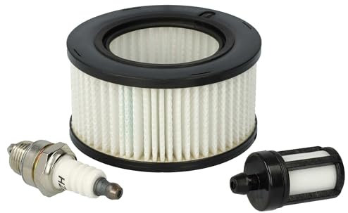 vhbw Luft-Filter, Kraftstofffilter, Zündkerze kompatibel mit Stihl MS 362 C, MS 391 Motorsäge, Kettensäge - Wartungsset