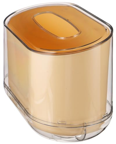 LALADEFIEE Mini Desktop Trash Can Stylish Tabletop Garbage Bin for Office Bedroom Car Space-saving White Waste Bucket with Sturdy PP Pet Construction Versatile for Desk Dining Bathroom Use