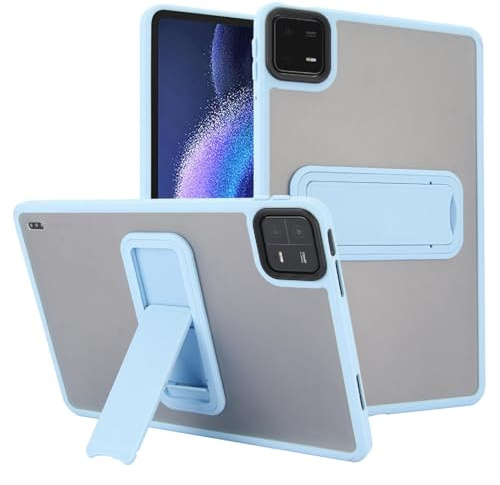 GIOPUEY para Xiaomi Pad 5 Funda, con Soporte, Carcasa Dura de PC + TPU Suave, Funda Mate Case, Sin Amarilleo - Blue