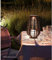 LED-Solar-Garten-Leuchte-Laterne RISS Kunststoff H:30cm Solar-Laterne, IP44, Tisch-Boden-Wege-Treppen-Dekorations-Party-Lampe (30cm)