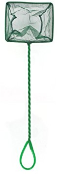Unbekannt Aquarium-Netz Kescher 36cm, hochwertiges Fangnetz aus reißfestem Nylon für Aquarien, Netzgroße 15 cm, ermöglicht das leichte und schonende Herausfangen von Fischen