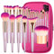 Makeup Brush Set, JAF 26pcs Vegan Cruelty Free Cute Rose Gold Professional Makeup Brushes Set Essential Cosmetic Makeup Brushes for Powder Foundation Blush Contour Concealer