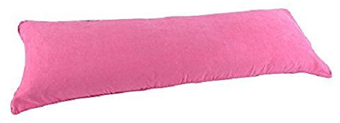 Dulce Lino New Bolster Pillow Case Cover & Pregnancy Maternity Orthopaedic Support. (Pink, 6FT)