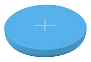 Juice Wireless QI Compatible Mobile Phone Charging Puck, iPhone, Samsung, Huawei, Sony, Microsoft, Google, 5W - Aqua