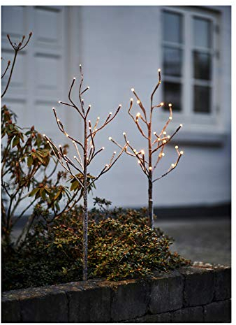 Sirius LED Baum Alex 2er Set 2 x 30 LED batteriebetrieben 80 cm