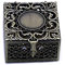 Gwxevce Rosenkranz Perle Box Halskette Metall Christlich Katholisch Religiöser Schmuck Etui Lagerung Bronze