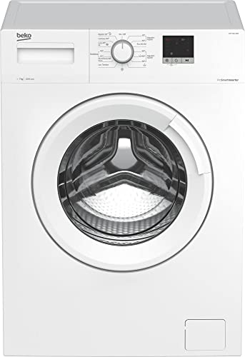 Lavadora frontal Beko WTE7611BWR, 60 CM