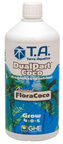 GHE Flora-Coco DualPart Grow 1-L Kokos-Dünger für Kokos-Erde Professional Fluessigduenger Fuer optimale Pflanzen