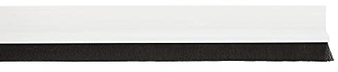 Amig - Bas de Porte Adhésif Anti-Courant d'air et Insectes | Économie d'Énergie | Installation Facile | PVC Durable, Blanc, 1m, Imitation Bois