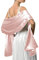 LumiSyne Donna Scialle In Raso Chiffon Silky Tinta Unita Wrap Stola Per Sposa Damigella Cerimonia Matrimonio Serata