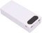 18650 DIY Power Bank, Portable L16 Standard Edition Caja de Batería 18650 de 16 Secciones Y 2 Salidas USB, con Pantalla LCD Y Puerto de Entrada Micro Tipo C, Compatible con Todos los Modelos(Blanco)