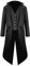 kinstell Giacca da uomo in stile steampunk, vintage, gotico, medievale, vittoriano, per Halloween, costume cosplay, Nero , XL